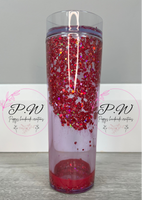 Glitter Shaker Cold Cup - Pink