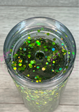 Glitter Shaker Cold Cup - Green