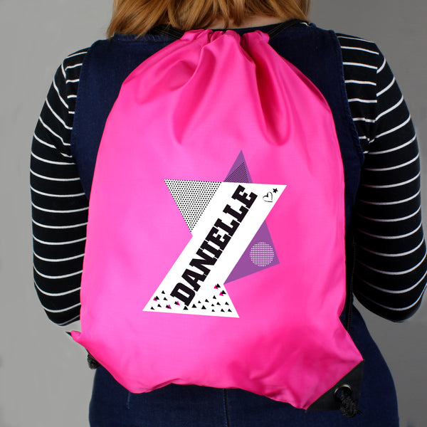 Personalised Dance Pink Kit Bag