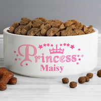 Personalised "Princess" Pet Bowl