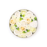Soap Flower Gift Round Box - Wedding Blessings