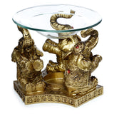 Wax Burner - Gold Lucky Elephant