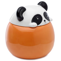 Peeping Lid Ceramic Lidded Animal Mug - Adoramals Panda