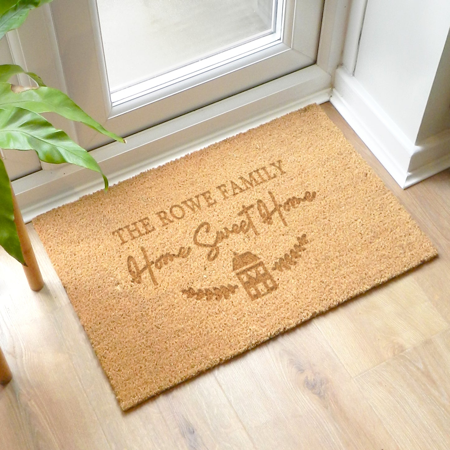 Personalised Home Sweet Home Rectangle Indoor Doormat