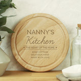 Personalised 'Heart of The Home' Wooden Chopping board