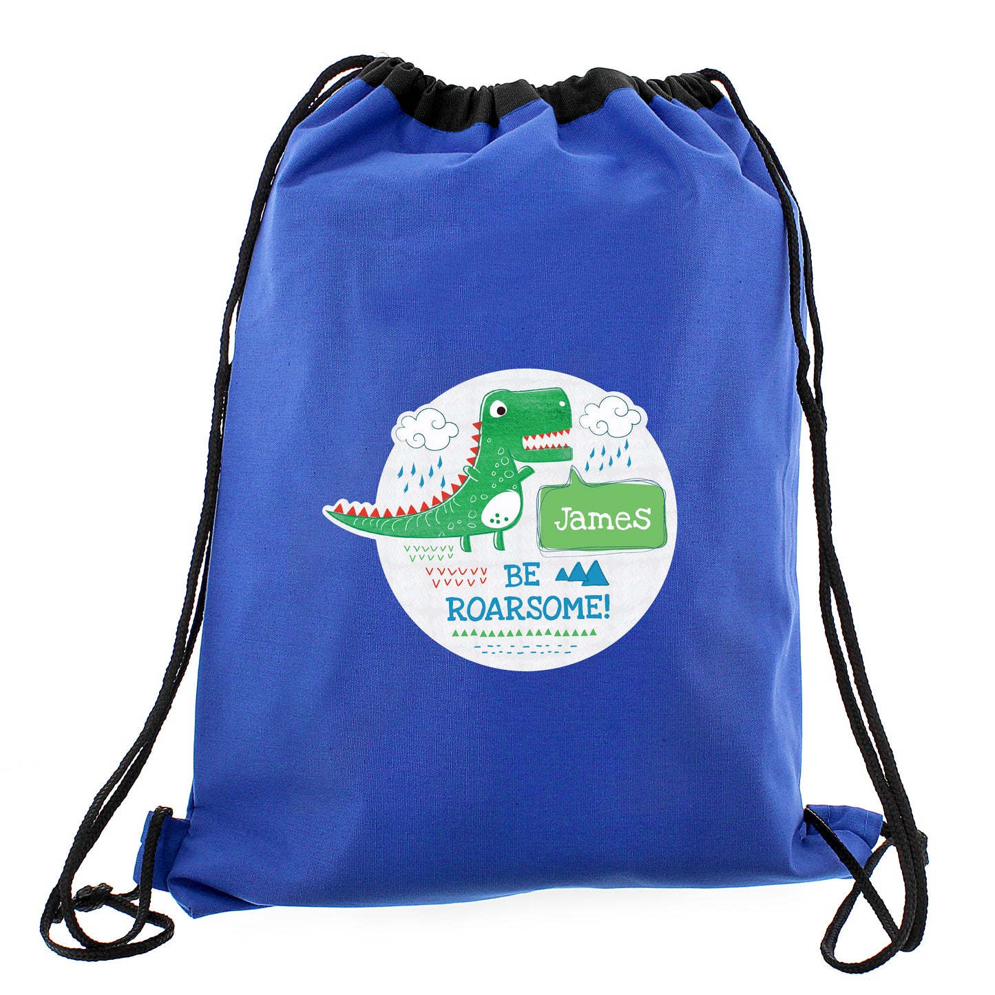 Personalised 'Be Roarsome' Dinosaur Kit Bag