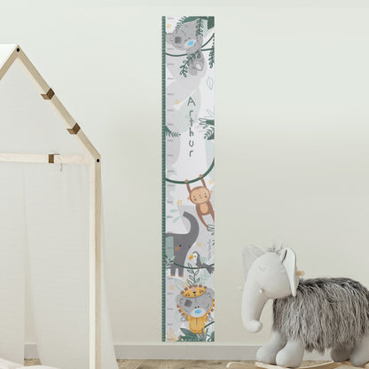 Personalised Tiny Tatty Teddy Wild One Height Chart