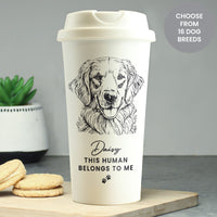 Personalised Dog Breed Travel Cup