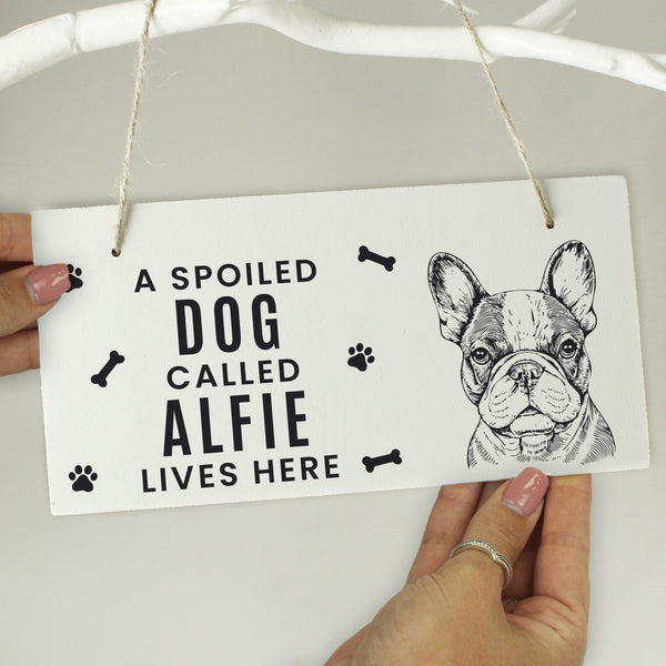 Personalised Dog Breed Wooden Sign