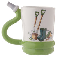 Garden Hose Shaped Handle Ceramic Mug