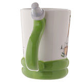 Garden Hose Shaped Handle Ceramic Mug