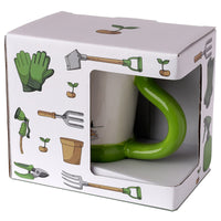 Garden Hose Shaped Handle Ceramic Mug