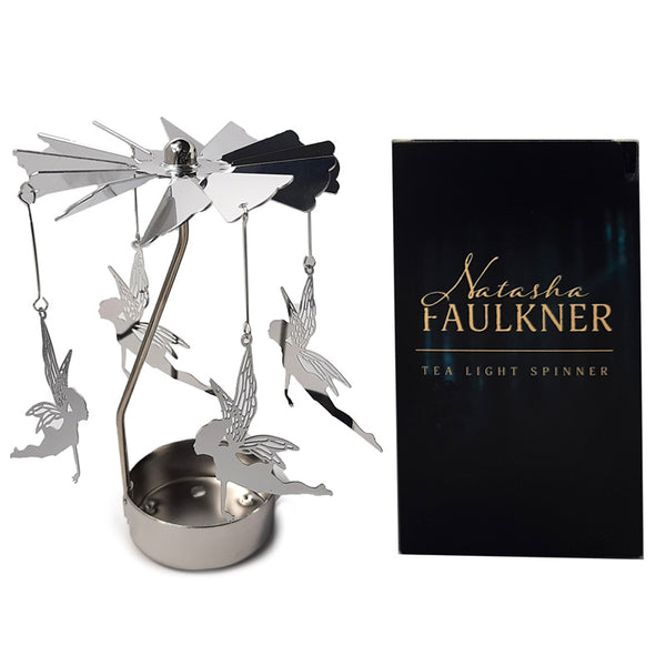 Spinning Tea Light Carousel Candle Holder - Fairy
