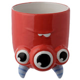 Novelty Upside Down Ceramic Mug - Red Monstarz Monster