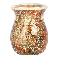 Large Brown Crackle Burner