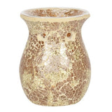 Large Gold Crackle Burner