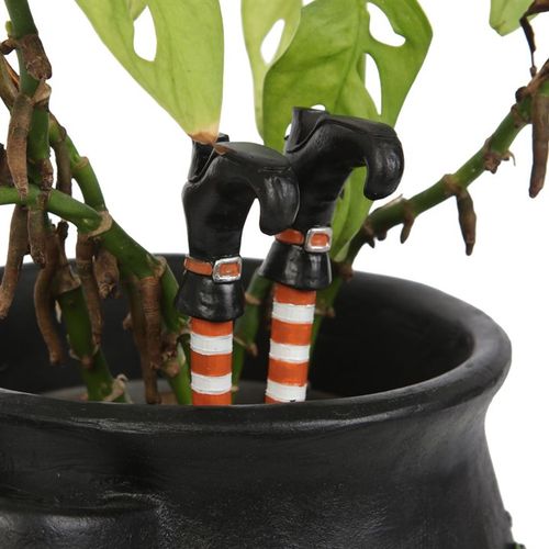 Witches Legs Plant Pot Ornament