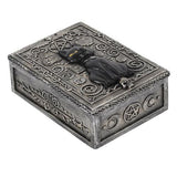 Gothic Black Cat Resin Storage Box