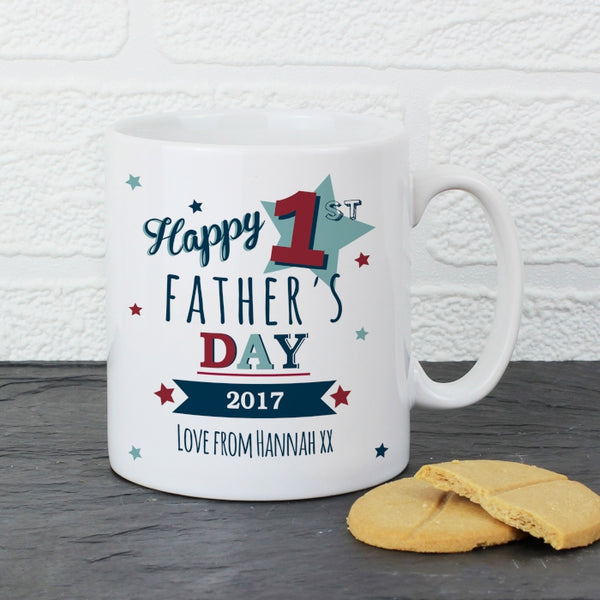 Personalised 1st Father's Day Mug