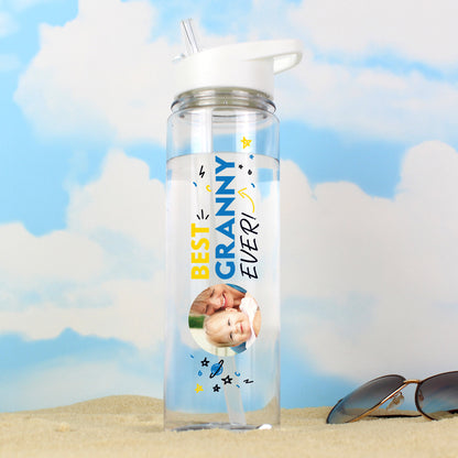 Personalised Best Ever Photo Upload Water Bottle