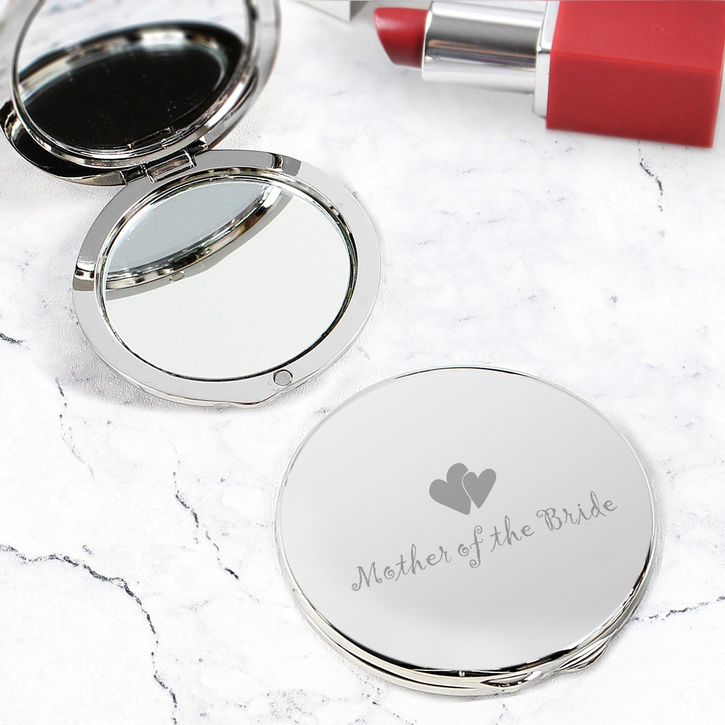 Bridal Party Round Compact Mirror (more options)