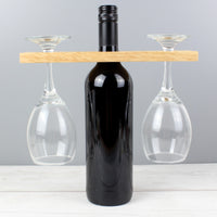 Personalised 'Initials' Wine Glass & Bottle Butler
