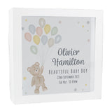 Personalised Teddy & Balloons Fund Box