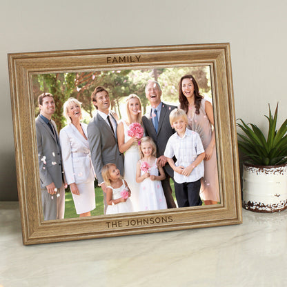 Personalised Free Text 10x8 Wooden Frame