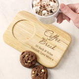 Personalised Free Text Wooden Coaster Tray
