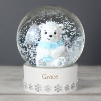 Personalised Polar Bear Any Name Snow Globe