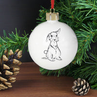 Personalised Bunny Bauble