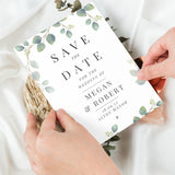 Personalised Botanical Save the Date Pack of 36