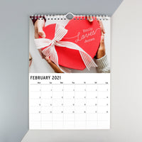Personalised A4 Couple You And Me Calendar