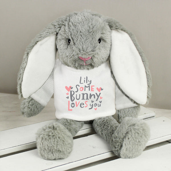 Personalised Some Bunny Loves You Bunny Rabbit