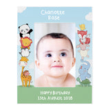 Personalised Baby Animals 6x4 Wooden Photo Frame
