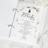 Personalised Botanical Free Text Wedding Planner