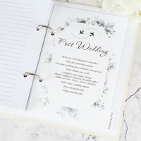 Personalised Botanical Free Text Wedding Planner