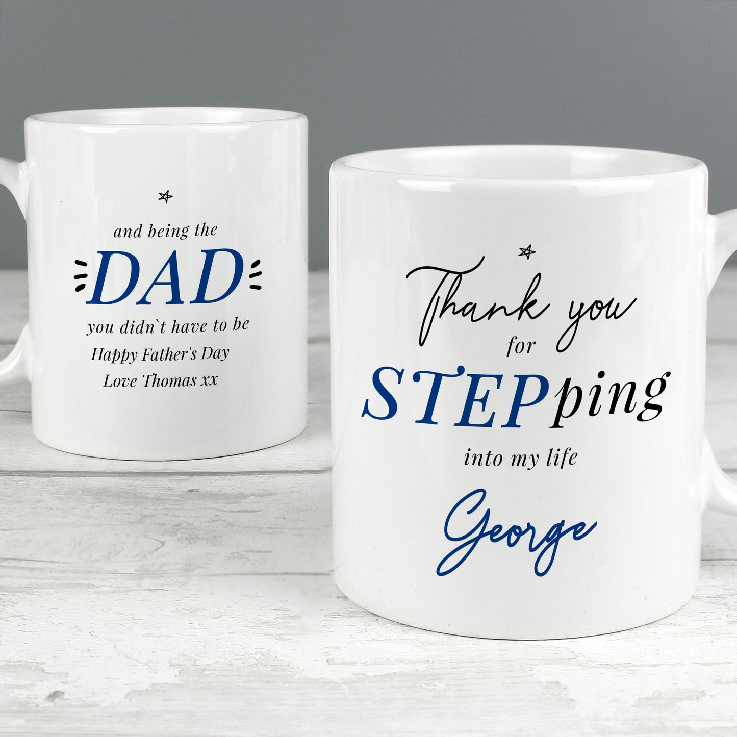 Personalised Step Dad Mug