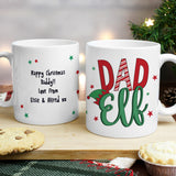Personalised Mum/Dad Elf Mug
