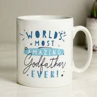 Personalised World's Most Amazing Godmother/Godfather Mug