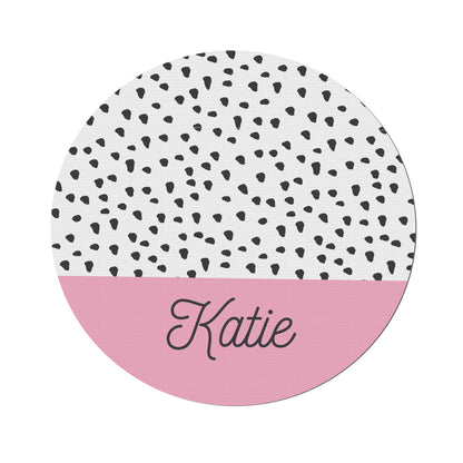 Personalised Dotty Mouse Mat