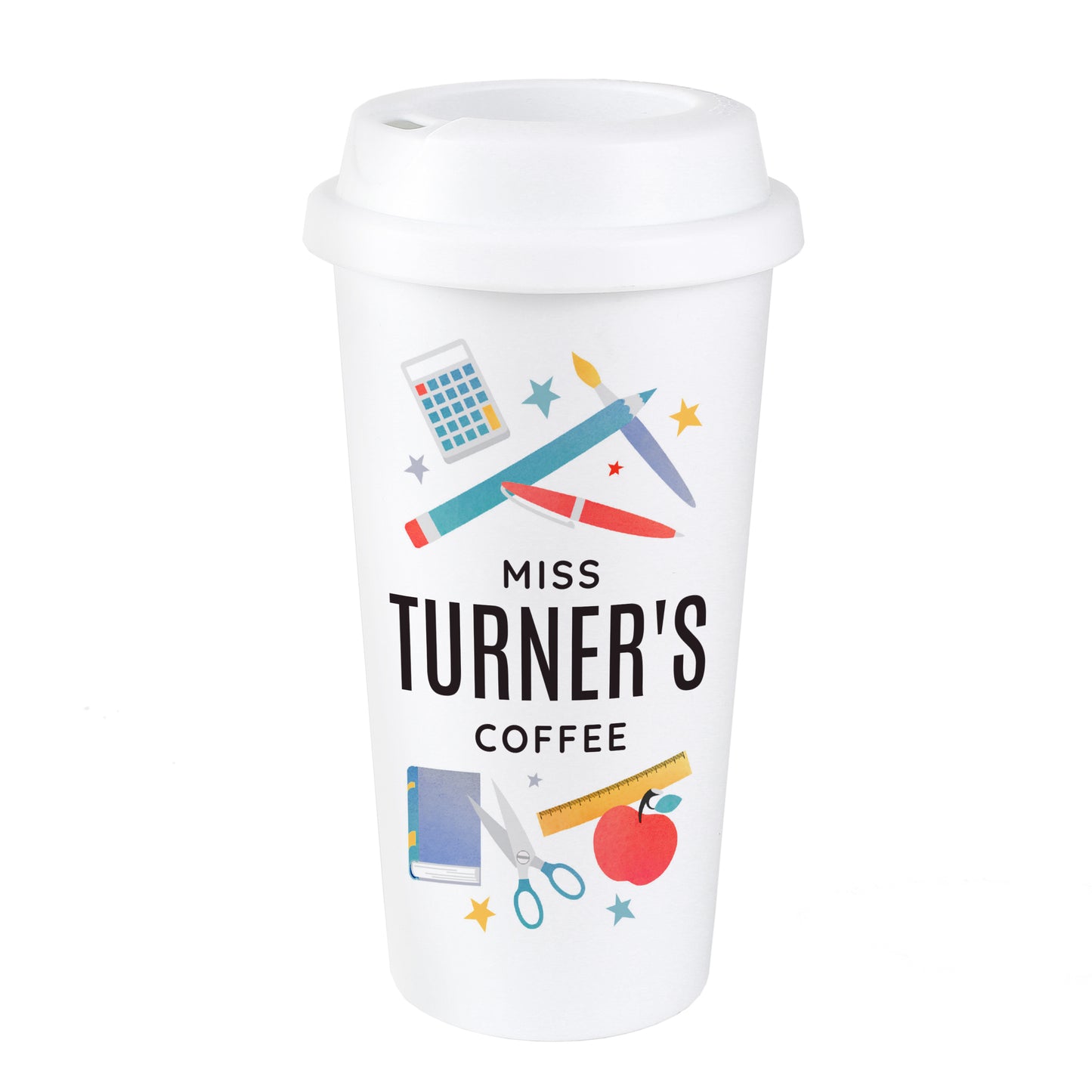 Personalised Teachers Insulated Eco Travel Cup