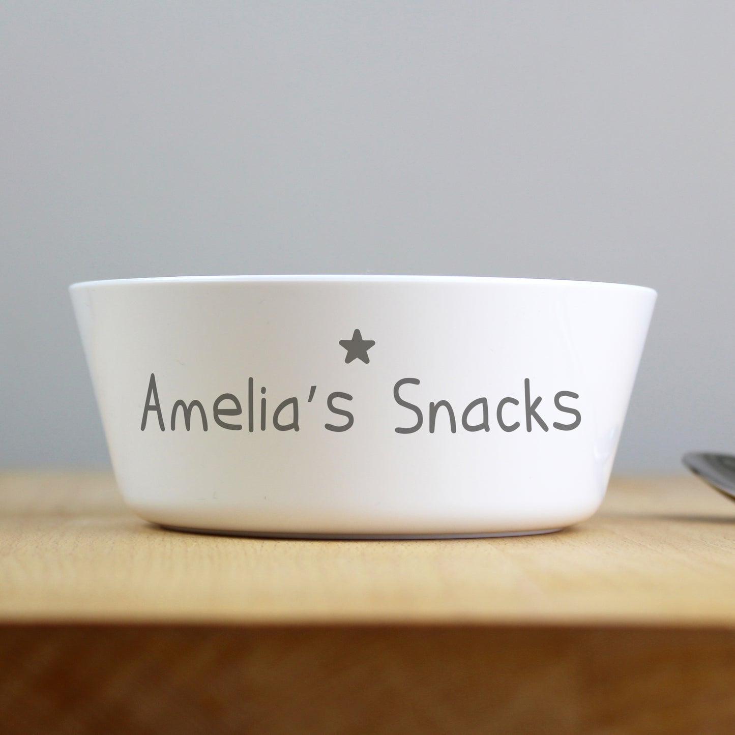 Personalised Free Text Plastic Bowl