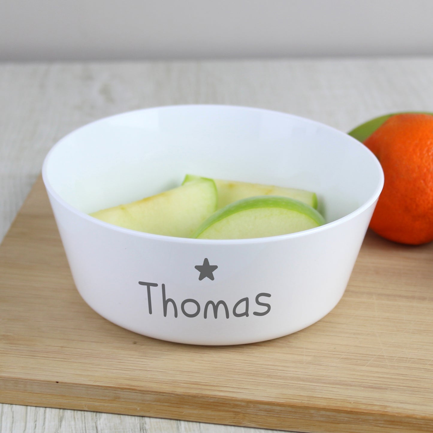 Personalised Free Text Plastic Bowl