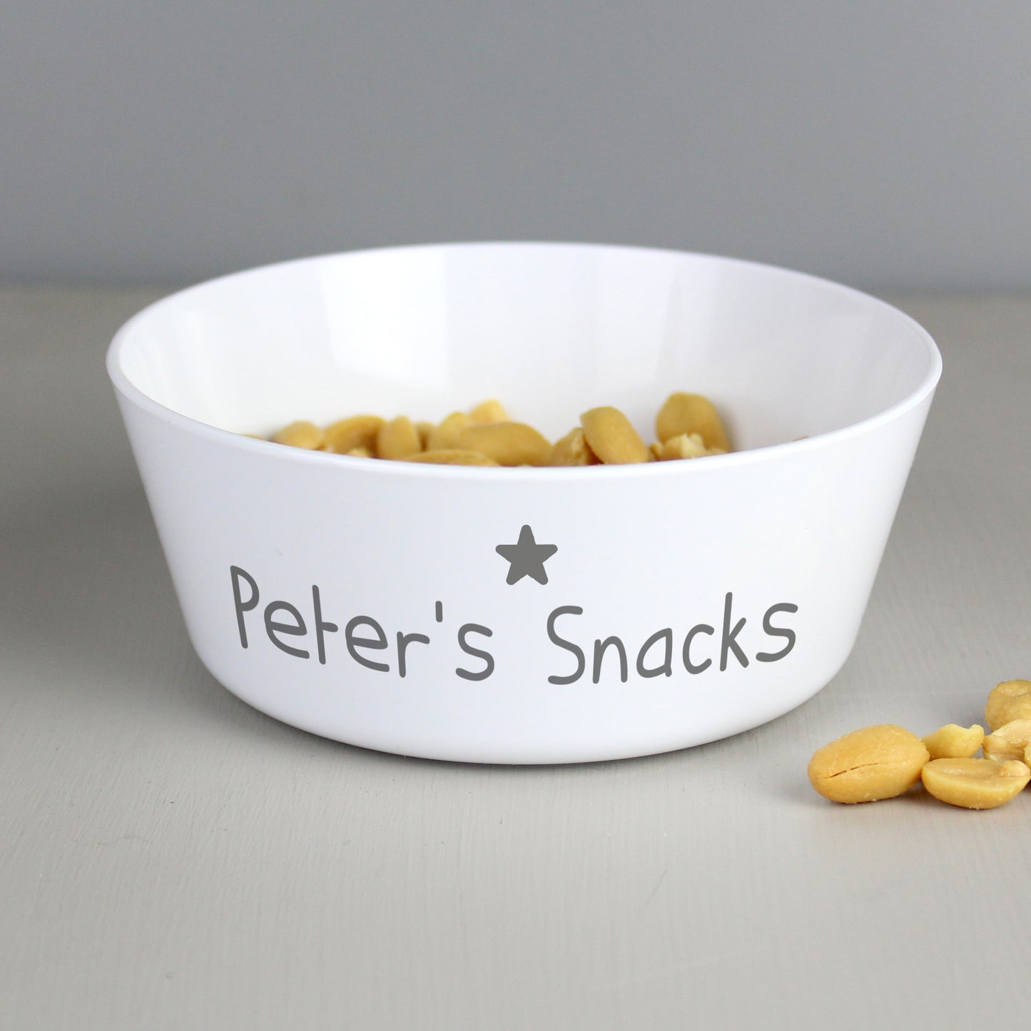 Personalised Free Text Plastic Bowl