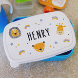 Personalised Name Only Blue Lunch Box (more options)