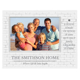 Personalised Family 7x5 Landscape Box Photo Frame