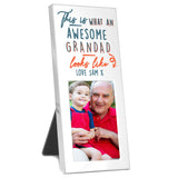 Personalised This Is What Awesome Looks Like Silver 2x3 Photo Frame