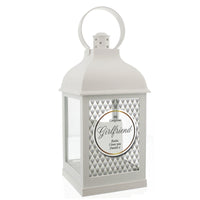 Personalised Opulent White Lantern