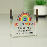 Personalised Shape Little Minds Crystal Token